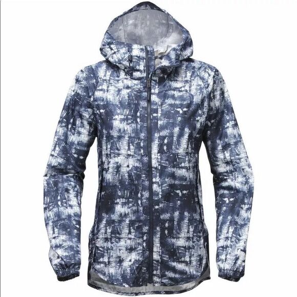 North face flyweight hooded running jacket full zip shell XS water resistant NEW - Picture 1 of 9